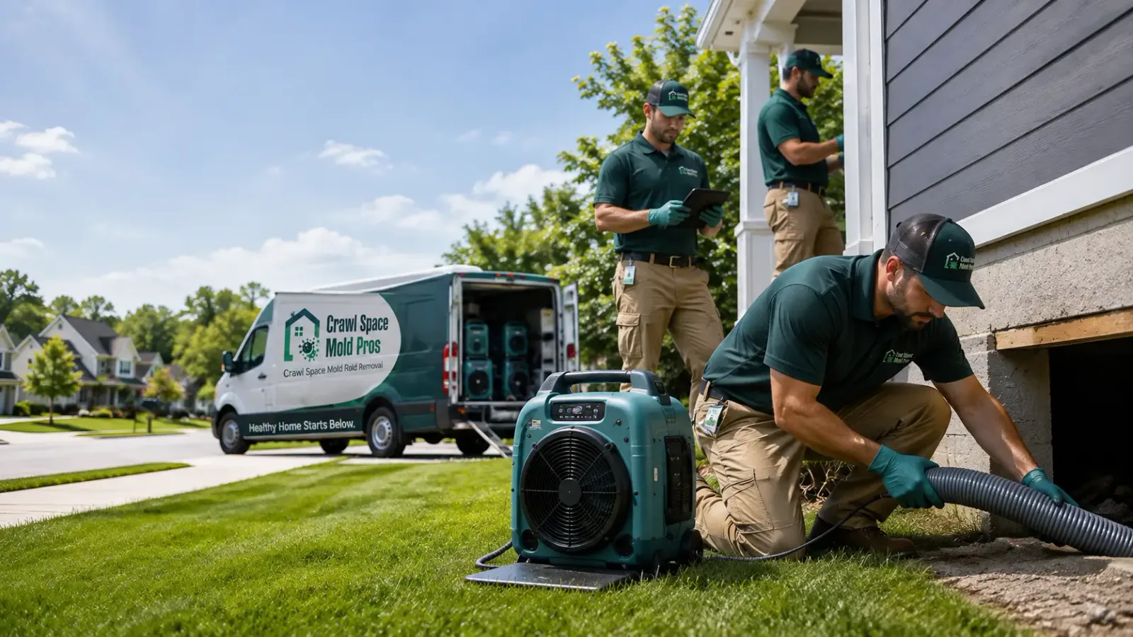 Crawl Space Mold Removal in North Bloomfield, OH